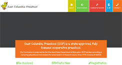Desktop Screenshot of eastcolumbiapreschool.org